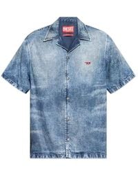 DIESEL - Denim Shirt - Lyst