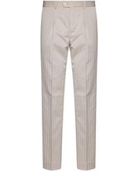Brunello Cucinelli - Straight-leg Tailored Trousers - Lyst