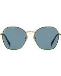 Max Mara - Irregular Frame Sunglasses - Lyst