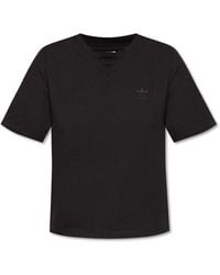 adidas Originals - Logo-embroidered Crewneck T-shirt - Lyst