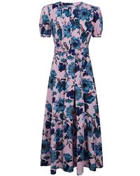 Diane von Furstenberg - Frankie Floral-print Midi Dress - Lyst