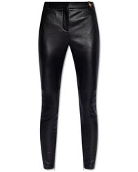 Versace - Leather Trousers, - Lyst