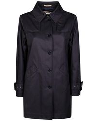 Herno - Long Sleeved Buttoned Trench Coat - Lyst