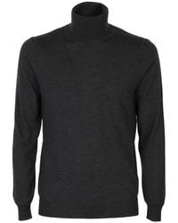 Paolo Pecora - High-neck Knitted Jumper - Lyst