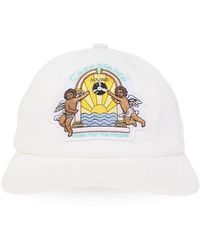 Casablancabrand - Logo Embroidered Baseball Cap - Lyst