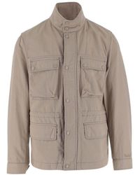 Woolrich - Field Pattern Shirt Jacket - Lyst