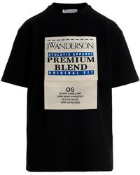 JW Anderson - T-shirt 'care Label' - Lyst