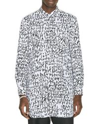 Comme des Garçons - All-over Logo-printed Shirt - Lyst
