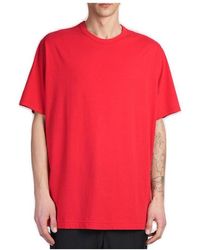 Yohji Yamamoto - Ultima Jersey Round Neck T-Shirt - Lyst