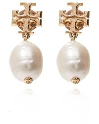 Tory Burch 'kira Pearl' Earrings - White