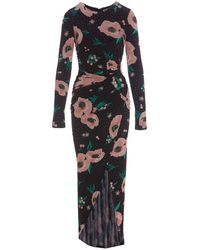 Aniye By - Kate Floral Printed Midi Dress - Lyst