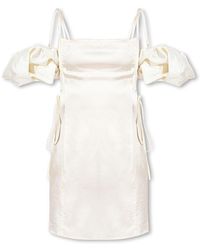 Jacquemus - ‘Chou’ Dress With Detachable Sleeves - Lyst