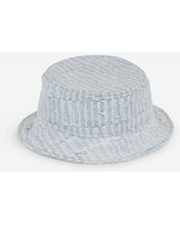 Amiri - Denim Jacquard Bucket Hat - Lyst