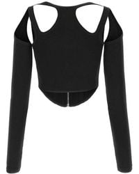 Dion Lee - Shift-Loop Cut-Out Detailed Corset Top - Lyst