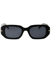 BOSS - Rectangular Frame Sunglasses - Lyst