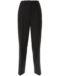 Karl Lagerfeld - Elasticated Waistband Tailored Pants - Lyst