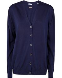 Aspesi - Button-Up Knit Cardigan - Lyst