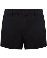 Ami Paris - Crepe Mini Shorts - Lyst