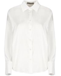 D.exterior - Button-Up Long Sleeve Top - Lyst