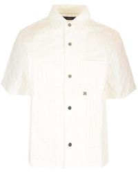 Amiri - White Burnout Bowling Shirt - Lyst