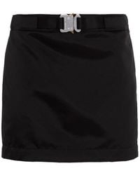 1017 ALYX 9SM - Buckle Satin Mini Skirt - Lyst