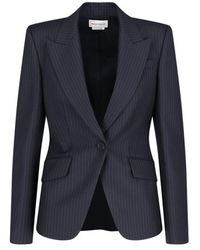 McQueen - Wool Blazer - Lyst