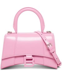 pink balenciaga hourglass bag