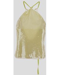 MVP WARDROBE - Sequin Halter Top - Lyst