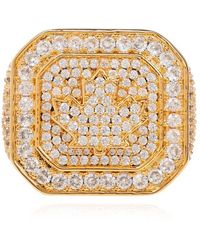 DSquared² - Brass Signet Ring, - Lyst