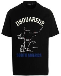 DSquared² - Logo-print Short-sleeve T-shirt - Lyst