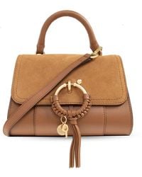 See By Chloé - Joan Ladylike Braid-detailed Top Handle Bag - Lyst
