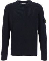 Stone Island - Wool Sweater - Lyst