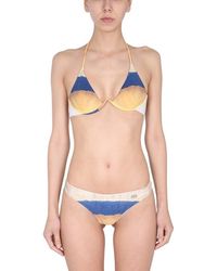Alberta Ferretti - Bikini Set With Tie Dye Print - Lyst
