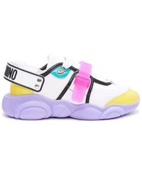 Moschino Teddy Meshed Low-top Trainers - Multicolour