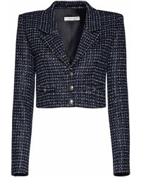 Alessandra Rich - Button-up Cropped Jacket - Lyst