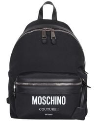Moschino - Large Backpack With Logo - Lyst