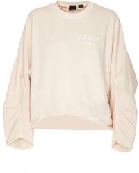 Pinko - Logo Printed Oversized Sweatshirt - Lyst