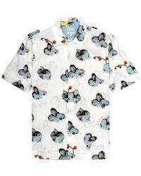 Paul Smith - Orchid Printed Short-sleeved Shirt - Lyst