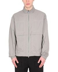 Zegna - Jacket With Logo Patch - Lyst