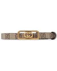 Gucci - Interlocking G Thin Belt - Lyst
