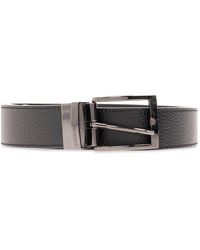 Emporio Armani - Leather Belt - Lyst