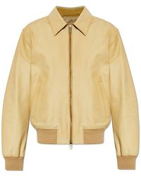 Burberry - Leather Jacket - Lyst