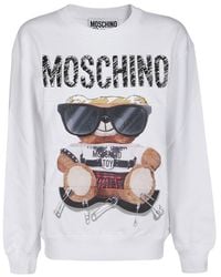moschino sweatshirt womens