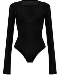 Balenciaga - Bodysuit With A V-neckline, - Lyst