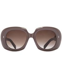 Cutler and Gross - Tortoiseshell Square-frame Sunglasses - Lyst