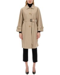 Max Mara The Cube - Single-breasted Trench Coat - Lyst