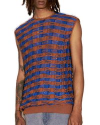 Isa Boulder - Torn Knitted Tank Top - Lyst