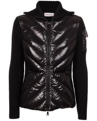 Moncler Leather jackets for Women | Lyst