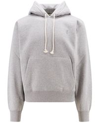Saint Laurent - Cassandre Embroidered Hoodie - Lyst