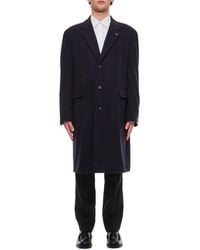 Tagliatore - Notched-lapels Single-breasted Coat - Lyst
